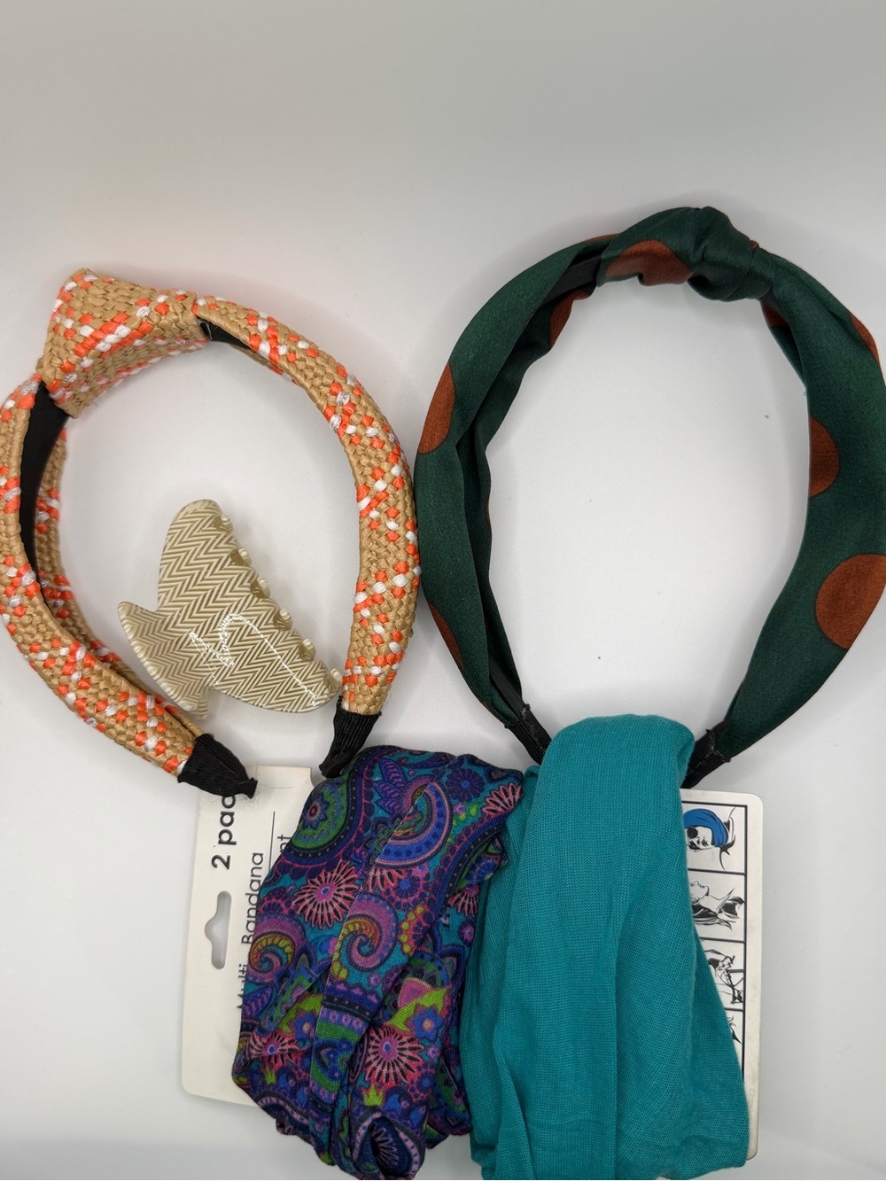 Women’s Hair Accessory 5 piece Set Headbands and clip - Unbranded